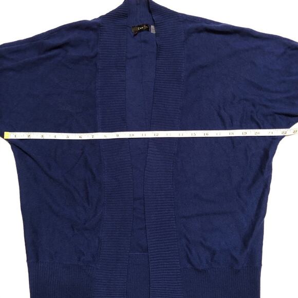 Dex Dolman Blue Open Cardigan Sweater Women's S Small - Picture 7 of 10